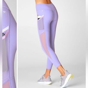 FABLETICS Size Medium!! Lavender, mid-rise, with pockets!